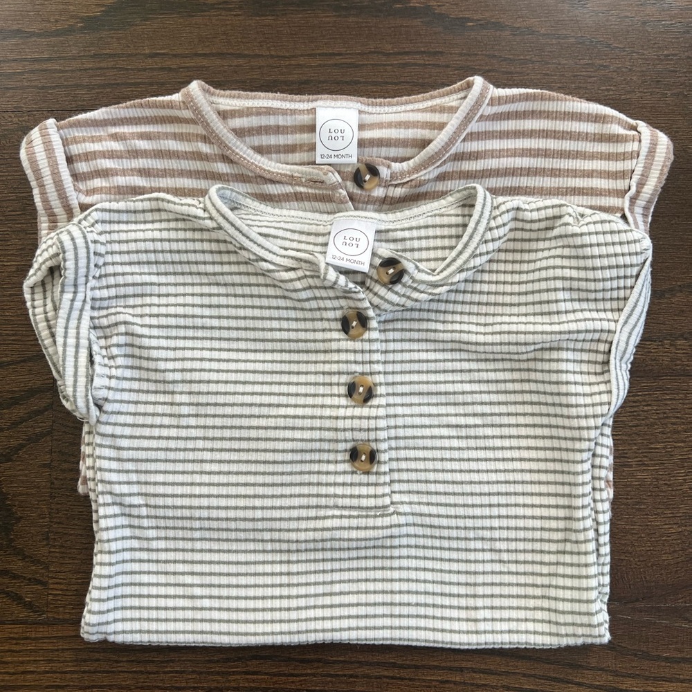 Lou Lou & Company 12-24 months Rompers